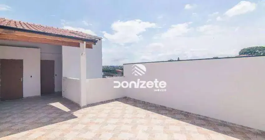 Cobertura com 2 dormitórios, 76 m² - venda por r$ 480.000,00 ou aluguel por r$ 2.468,00/mês - jardim ana maria - santo andré/sp