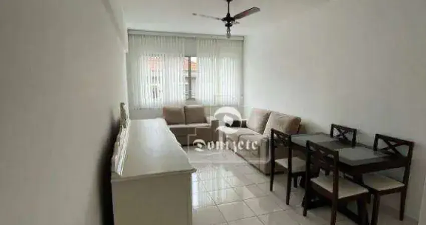 Apartamento com 1 dormitório para alugar, 57 m² por r$ 3.491,00/mês - santo antônio - são caetano do sul/sp