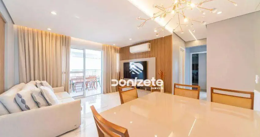 Apartamento com 3 dormitórios à venda, 89 m² por r$ 1.050.000,00 - centro - santo andré/sp