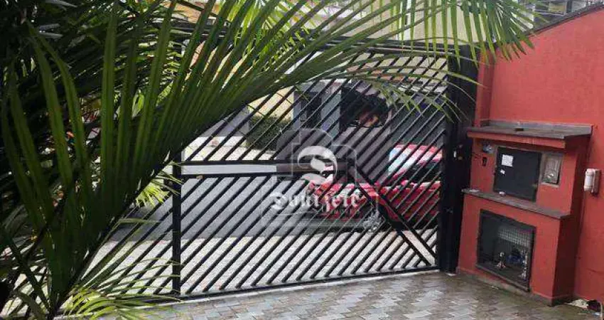 Sobrado com 3 dormitórios para alugar, 209 m² por r$ 5.250,00/mês - jardim - santo andré/sp