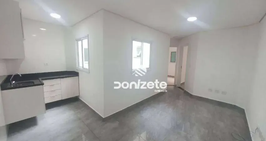 Cobertura com 2 dormitórios para alugar, 90 m² por r$ 3.045,00/mês - santa maria - santo andré/sp