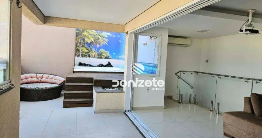 Cobertura com 2 dormitórios, 158 m² - venda por r$ 1.070.000,00 ou aluguel por r$ 9.270,00/mês - campestre - santo andré/sp