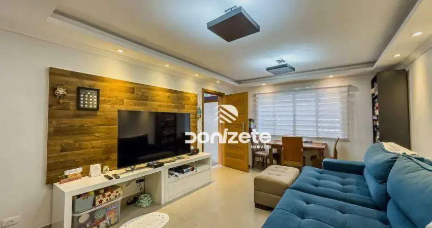 Sobrado com 3 dormitórios à venda, 172 m² por r$ 795.000,00 - jardim jamaica - santo andré/sp