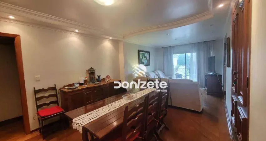 Apartamento com 3 dormitórios à venda, 140 m² por r$ 760.000,00 - vila valparaíso - santo andré/sp