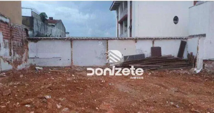 Terreno à venda, 302 m² por r$ 1.250.000,00 - jardim bela vista - santo andré/sp