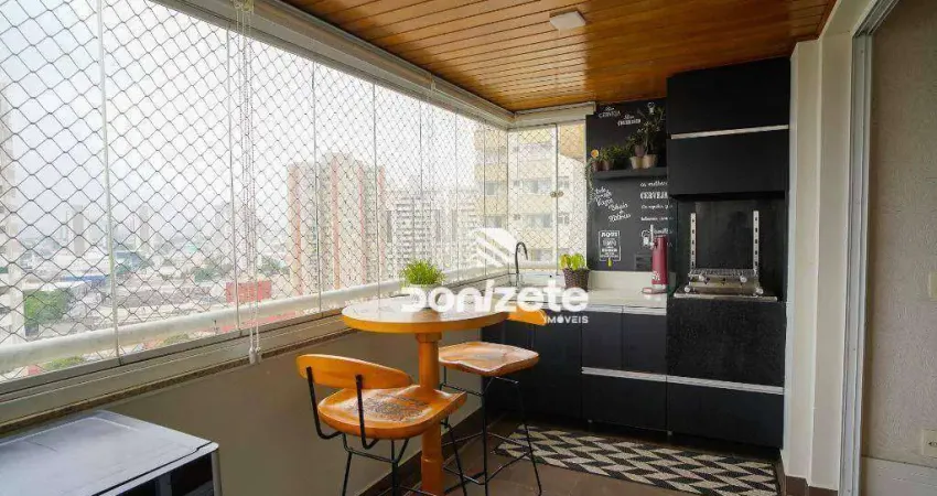 Apartamento com 3 dormitórios à venda, 114 m² por r$ 1.200.000,00 - centro - santo andré/sp