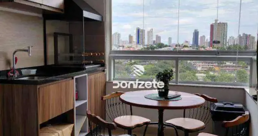 Apartamentoandar alto com sacada gourmet com 3 dormitórios à venda, 94 m² por r$ 1.200.000 - vl. guiomar- santo andré/sp.
