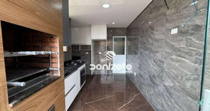 Cobertura com 2 dormitórios à venda, 124 m² por r$ 650.000,00 - vila alzira - santo andré/sp