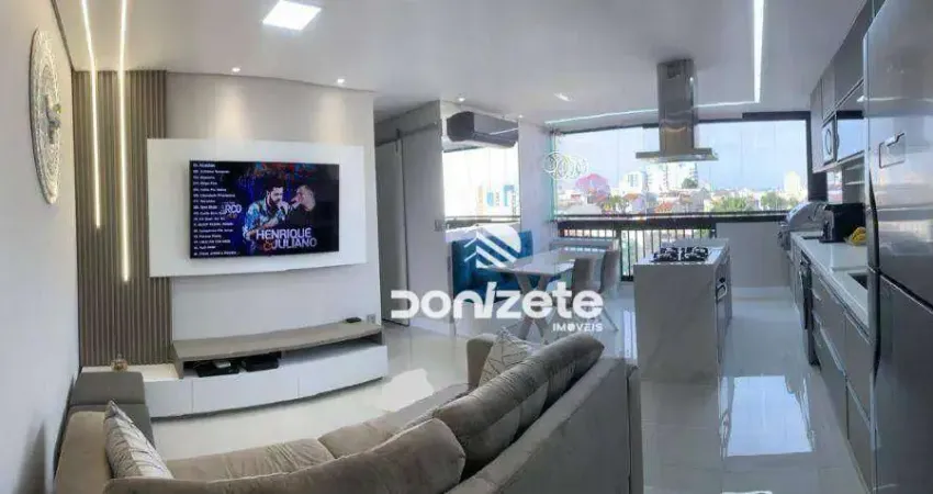 Apartamento com 2 dormitórios à venda, 50 m² por r$ 530.000,00 - parque das nações - santo andré/sp