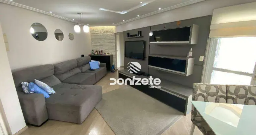 Apartamento com 2 dormitórios à venda, 78 m² por r$ 555.000,00 - campestre - santo andré/sp