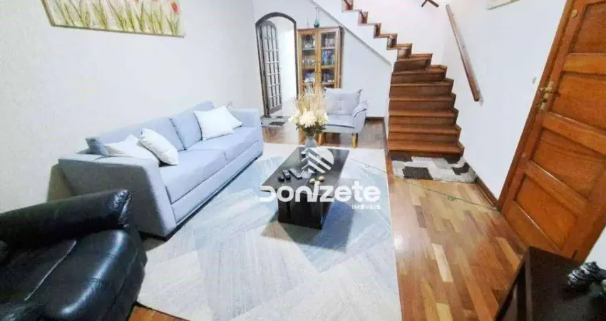 Sobrado com 3 dormitórios à venda, 185 m² por r$ 620.000,00 - vila guarani - santo andré/sp