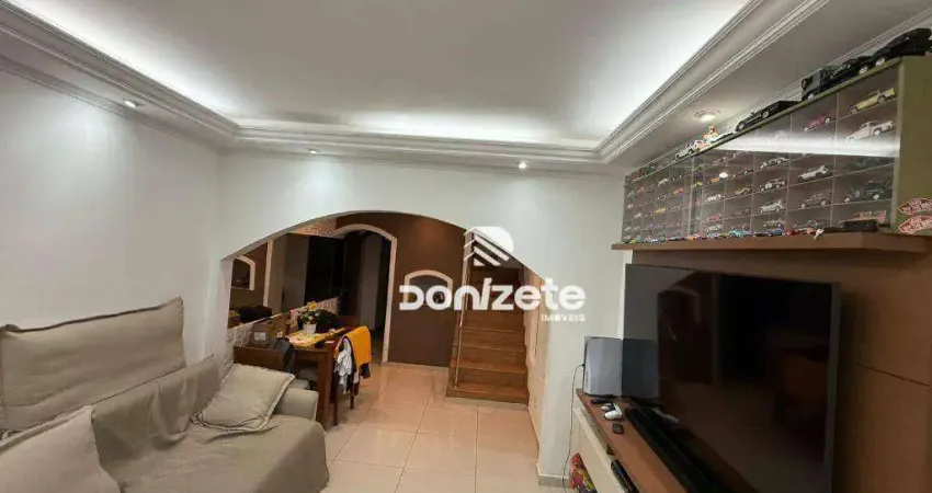 Sobrado com 3 dormitórios à venda, 159 m² por r$ 678.000,00 - jardim las vegas - santo andré/sp