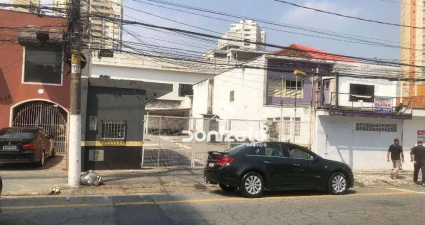 Terreno à venda, 2 com estacionamento , vago,  centro - santo andré/sp