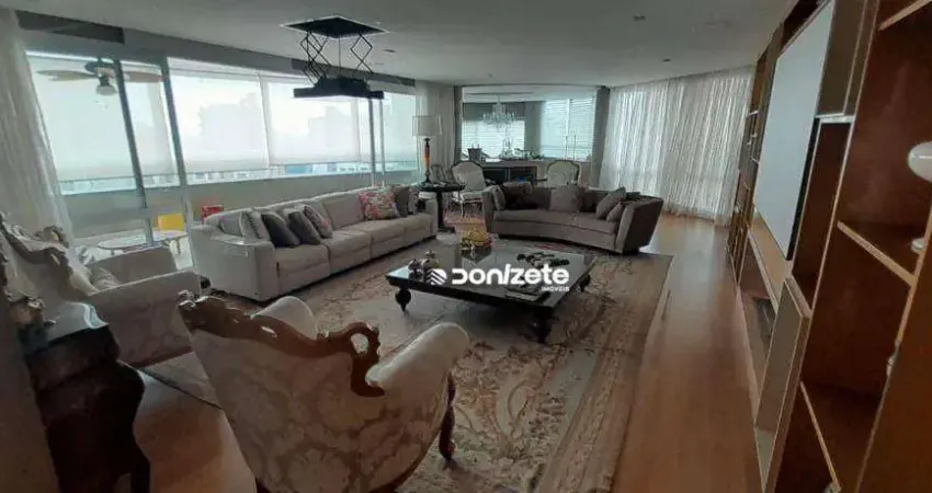 Apartamento com 4 dormitórios, 380 m² - venda por r$ 5.800.000,00 ou aluguel por r$ 33.750,10/mês - vila alpina - santo andré/sp