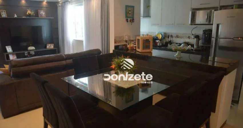 Cobertura com 3 dormitórios à venda, 180 m² por r$ 870.000,00 - campestre - santo andré/sp