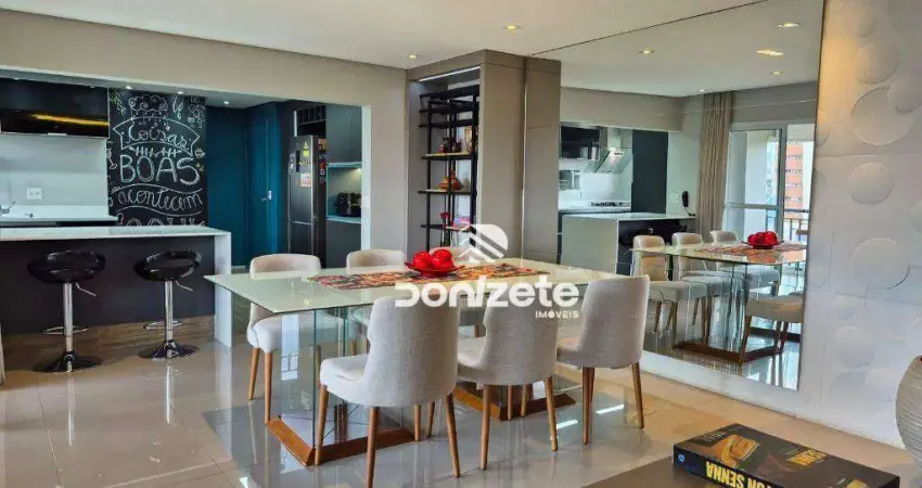 Apartamento com 3 dormitórios à venda, 124 m² por r$ 1.400.000,00 - jardim - santo andré/sp