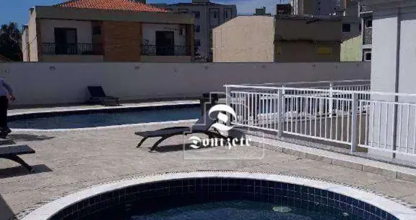 Cobertura com 3 dormitórios para alugar, 254 m² por r$ 12.153,00/mês - vila scarpelli - santo andré/sp