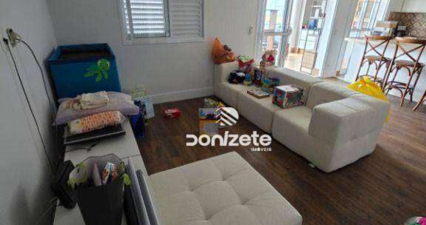 Apartamento com 3 dormitórios para alugar, 124 m² por r$ 16.266,67/mês - campestre - santo andré/sp