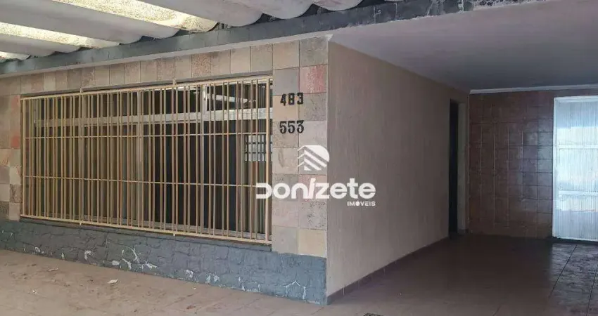 Casa com 3 dormitórios para alugar, 152 m² por r$ 8.051,37/mês - campestre - santo andré/sp