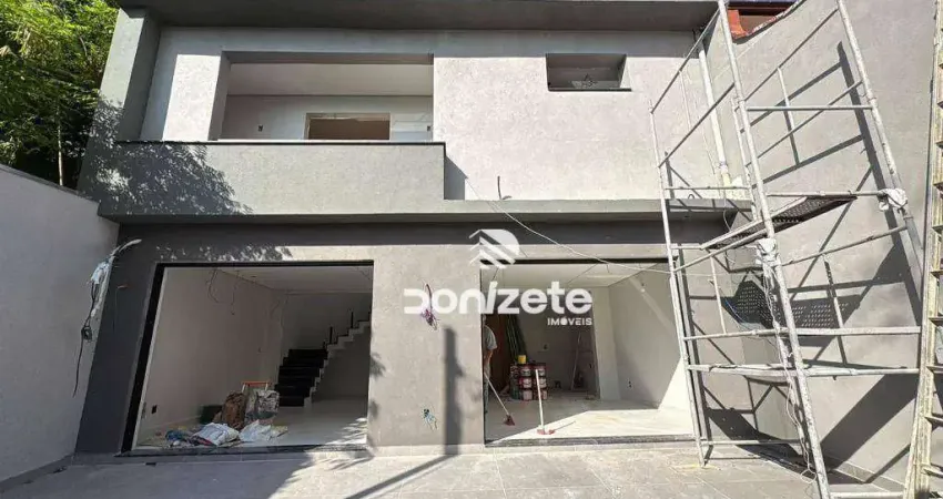 Sobrado com 3 dormitórios à venda, 173 m² por r$ 1.600.000,00 - vila valparaíso - santo andré/sp