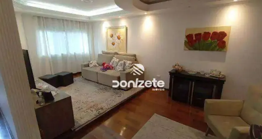 Sobrado com 4 dormitórios à venda, 281 m² por r$ 1.800.000,00 - vila valparaíso - santo andré/sp