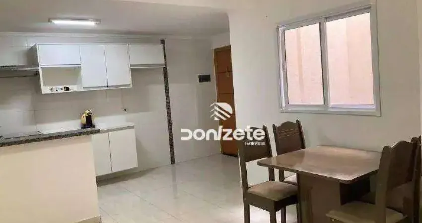Cobertura com 2 dormitórios à venda, 70 m² por r$ 430.000,00 - vila scarpelli - santo andré/sp