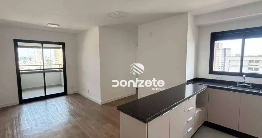 Apartamento com 2 dormitórios para alugar, 63 m² por r$ 4.262,00/mês - parque das nações - santo andré/sp