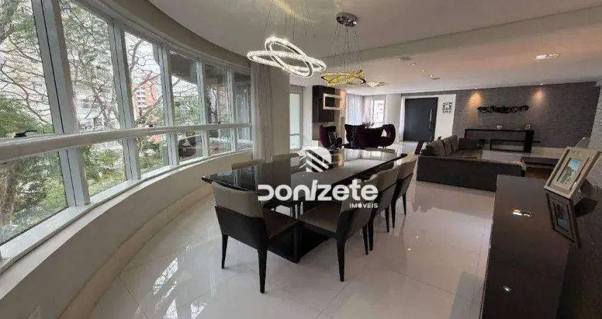 Apartamento com 4 dormitórios à venda, 380 m² por r$ 3.200.000,00 - jardim - santo andré/sp