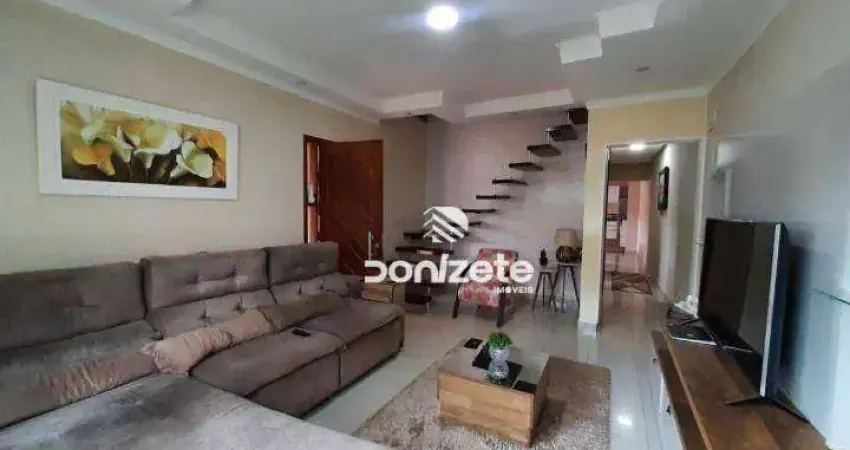Sobrado com 3 dormitórios à venda, 180 m² por r$ 890.000,00 - vila eldízia - santo andré/sp