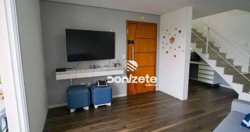 Cobertura com 2 dormitórios à venda, 126 m² por r$ 945.000,00 - casa branca - santo andré/sp