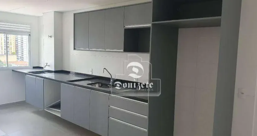 Apartamento com 2 dormitórios para alugar, 55 m² por r$ 3.370,00/mês - jardim - santo andré/sp