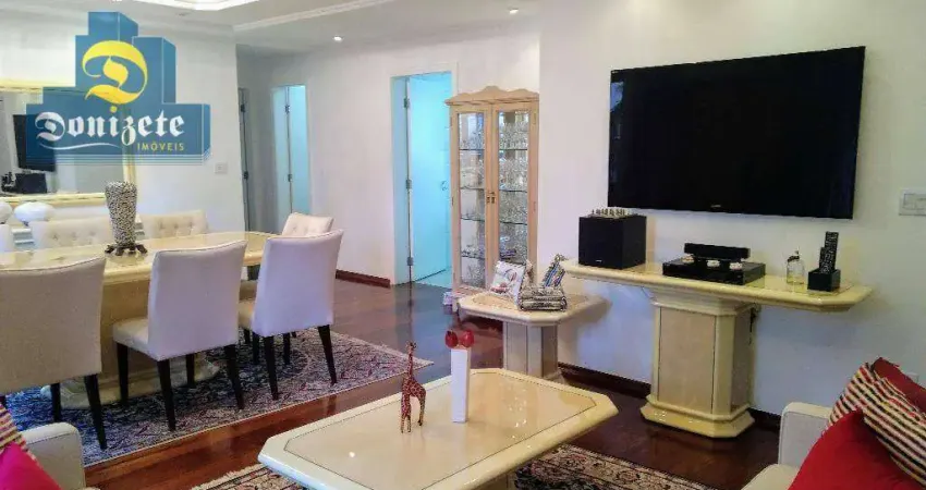Apartamento com 4 dormitórios à venda, 158 m² por r$ 1.300.000,00 - jardim - santo andré/sp
