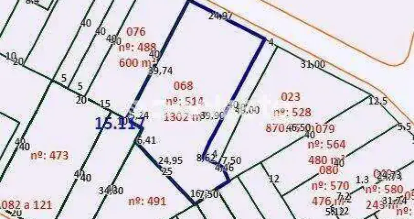 Terreno Residencial à Venda em Vila Santa Teresa, Santo André – 1.302 m²