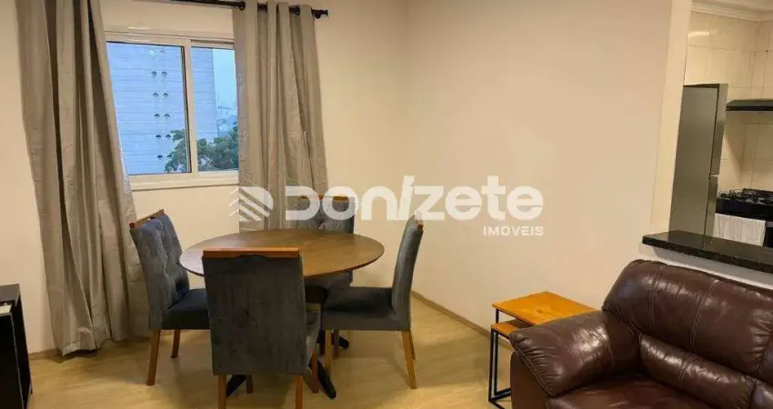 Apartamento 70 m², 2 dormitórios (1 suíte), mobiliado, em Jardim Santo André – Aceita Financiamento