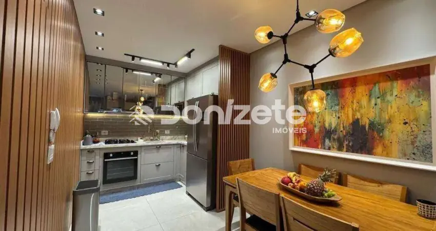 Sobrado 2 suítes mobiliado na Vila Alzira, Santo André – 125 m² úteis, frente