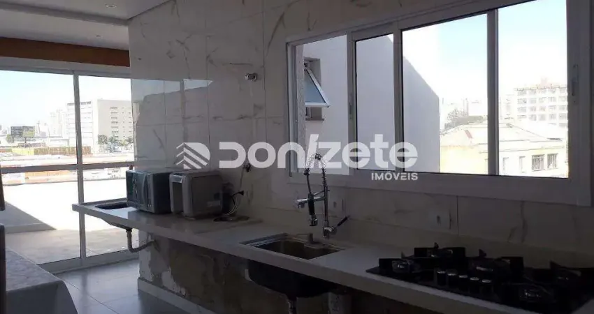 Cobertura Residencial Mobiliada com 2 Suítes, 2 Vagas em Santo André – Vila São Pedro