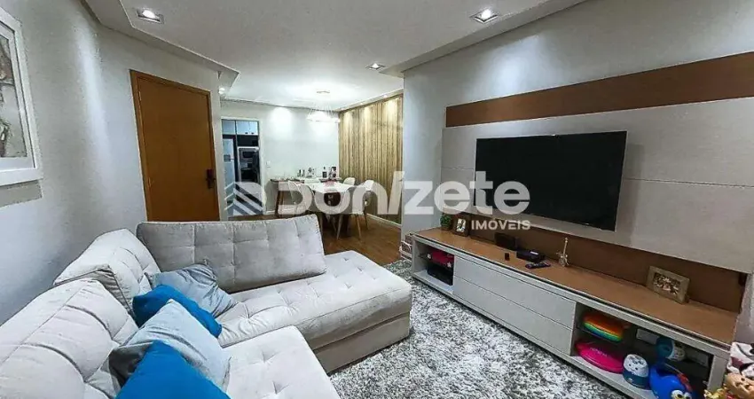 Apartamento 97 m² no Centro de Santo André – 3 dorms, 2 vagas, financiável