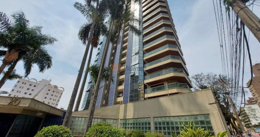 Apartamento de luxo no coração do Cambuí: 4 quartos, 4 suítes, 3 salas, 6 banheiros e 3 vagas de garagem, 316,64 m² de área. Venda ou locação em Campinas-SP!