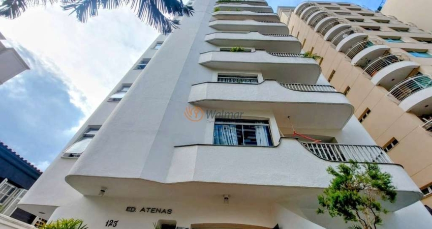 Apartamento de Luxo no Cambuí: 3 quartos, 1 suíte, 2 salas, 4 banheiros, 2 vagas - 145m² - Campinas-SP