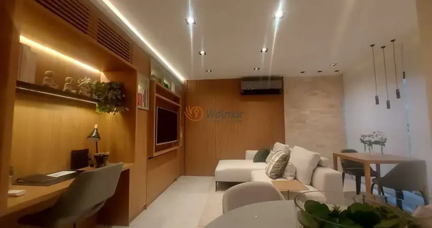 Apartamento de alto padrão no Cambuí, Campinas-SP: 1 quarto, 1 suíte, 2 salas, 2 banheiros, 2 vagas de garagem, 51,67m².