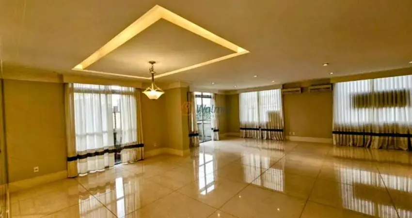 Apartamento de luxo no Cambuí: 4 quartos, 2 suítes, 3 salas, 5 banheiros, 3 vagas de garagem, 281,43 m² - Campinas-SP.