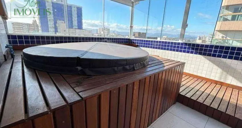 Cobertura com 3 dormitórios à venda, 190 m² por R$ 750.000,00 - Tupi - Praia Grande/SP