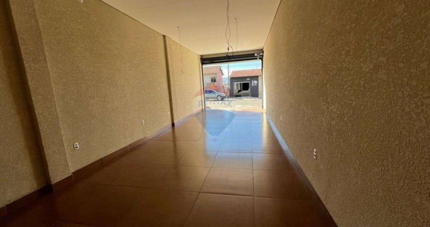 Salão novo de 50 metros disponível pra  locação na planejada II