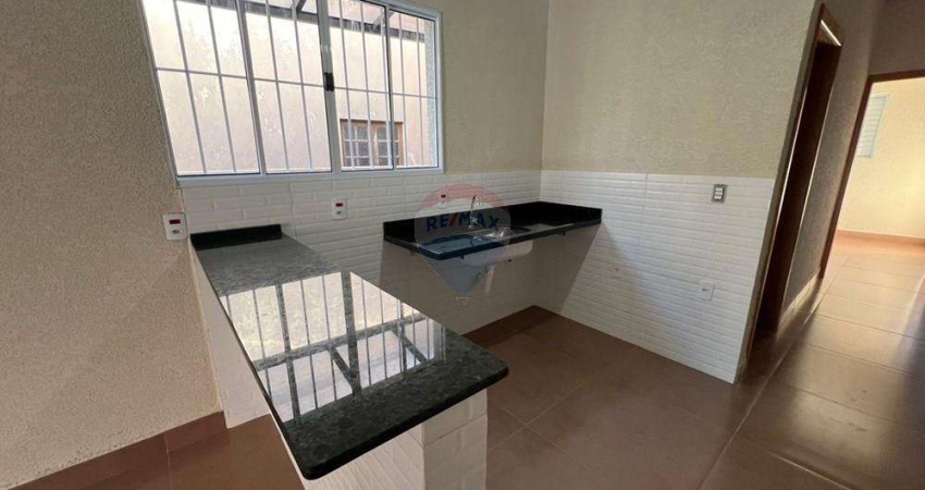 casa nova pra locação 2 quartos na planejada II em Bragança paulista