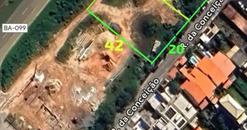 Arembepe Terreno Estrada do Coco em Arembepe 740m2 - Frente de Pista