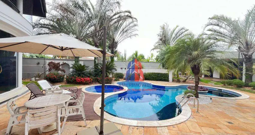 Casa com 3 dormitórios à venda, 590 m² por R$ 4.200.000,00 - Condomínio Altos da Represa - Americana/SP