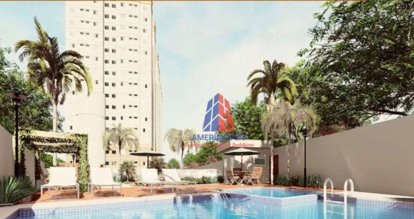 Apartamento com 2 dormitórios à venda, 59 m² por R$ 350.000,00 - Balneário Salto Grande - Americana/SP