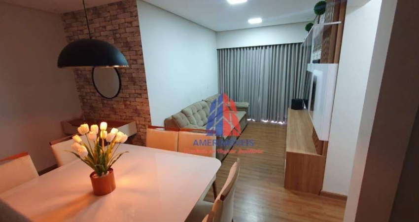 Apartamento com 3 dormitórios à venda, 82 m² por R$ 590.000,00 - Jardim São José - Americana/SP