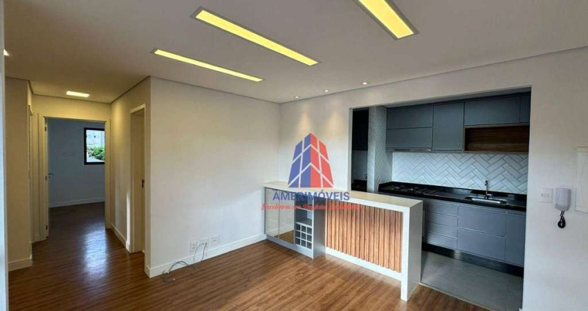 Apartamento com 3 dormitórios à venda, 70 m² por R$ 550.000,00 - Jardim Ipiranga - Americana/SP