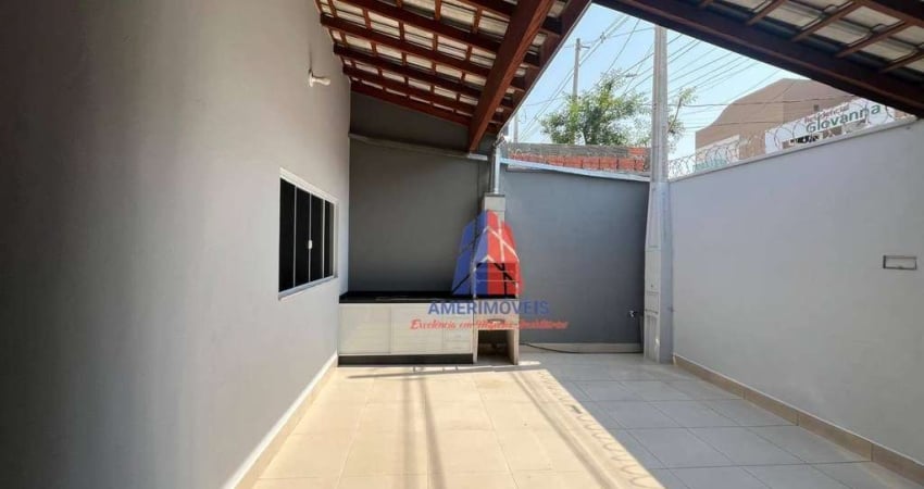 Casa com 3 dormitórios para alugar por R$ 2.855,00/mês - Loteamento Residencial Jardim Esperança - Americana/SP